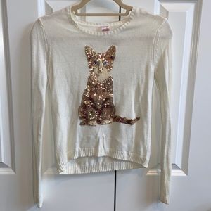 Sequin Cat Top